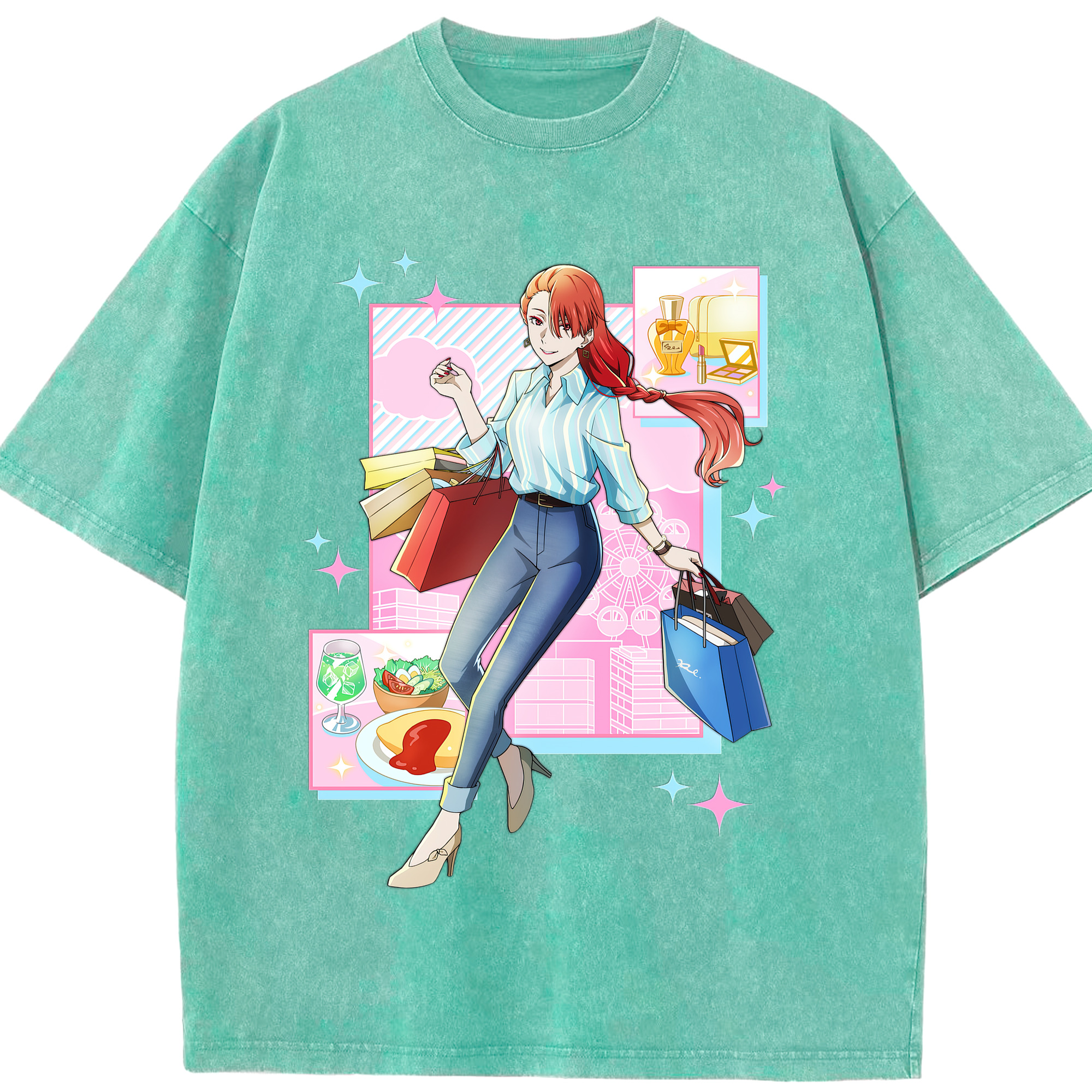（画像用） 文豪ストレイドッグス Bungo Stray Dogs 綿100% ヴィンテージ風 半袖Tシャツ（フロントプリント）